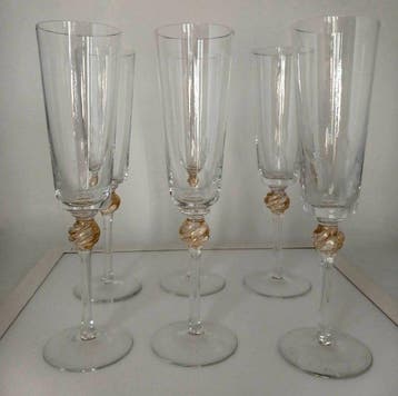 Drinkservies (6) - Kristal - Alta Manifattura Italiana