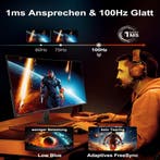 Gaming Monitor - Beeldscherm computer - 24 inch - Curved - 1, Computers en Software, Monitoren, Verzenden, Zo goed als nieuw