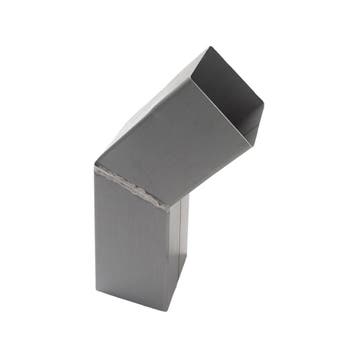 RHEINZINK Bocht prePATINA blue-grey mof x spie 80 x 80 mm 45, Ophalen of Verzenden, Nieuw