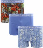 Muchachomalo Boxershorts 3-Pack Tiki maat S Heren, Kleding | Heren, Ondergoed, Verzenden, Blauw, Muchachomalo, Boxer