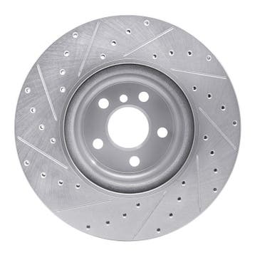 R1 16-25 BMW 330e xDrive Rear Right Drilled & Slotted Silver, Ophalen of Verzenden, Nieuw