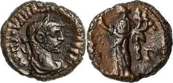Bi-tetradrachme 287 (= Jahr 3), Kaiserzeit Maximianus 285..., Verzenden