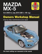 Mazda MX-5 oct 2005 to july 2015, Haynes Repair Manual, Verzenden
