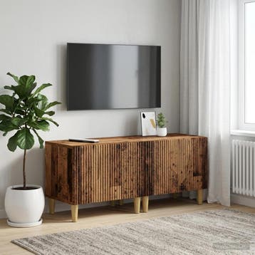 vidaXL Tv-meubel Oud hout Bewerkt hout, Minder dan 50 cm, Verzenden, Nieuw, Minder dan 100 cm