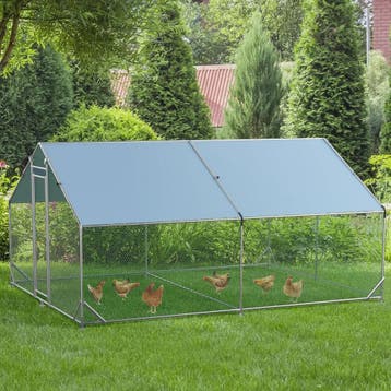 Ruime Gevogeltekooi 3x4x1.95m - Verzinkt Staal, Waterdicht D, Verzenden, Nieuw