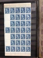 Bohemen en Moravië 1939/1945 - Partij van 4-delige blokken,, Gestempeld