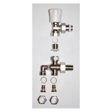 VSH 16mm radiator aansluitset kompleet, Verzenden, Nieuw