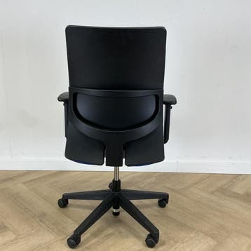 Haworth Comforto 39 bureaustoel, blauw - zwart, Huis en Inrichting, Bureaustoelen, Ophalen of Verzenden, Ergonomisch, Gebruikt