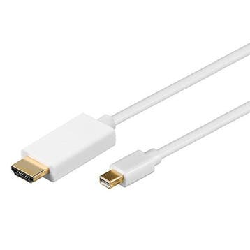Mini DisplayPort naar HDMI kabel | Goobay | 2 meter, Verzenden, Nieuw
