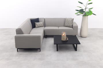 VDG Boavista/Cuba Sunbrella loungeset (4-delig) - Nature, Verzenden, Nieuw, Overige materialen, Loungeset
