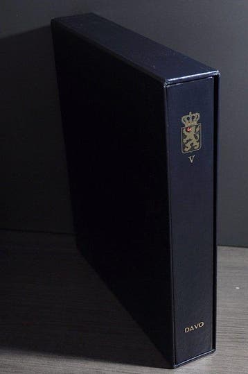Accessoires België - Een leeg luxe DAVO album met cassette, Gestempeld