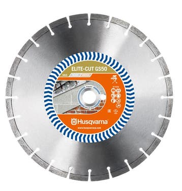 Diamantzaagblad Husqvarna Elite-Cut GS50 350 x 25,4 mm, Ophalen of Verzenden, Nieuw