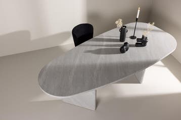 Eettafel - George - Marmer Look - 220x100 cm - Jorn, Verzenden, Nieuw