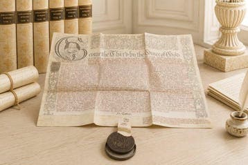 King George III - Royal Charter con Sigillo Reale - 1772