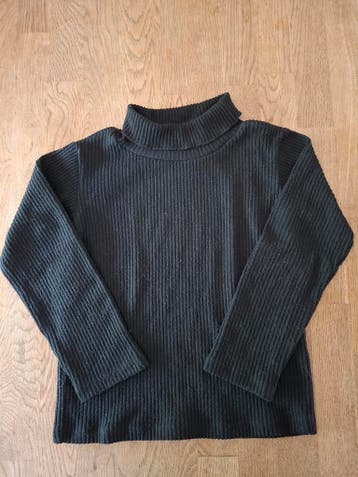 Zara zwarte rib coltrui maat 110, Zo goed als nieuw, Zara, Meisje, Shirt of Longsleeve