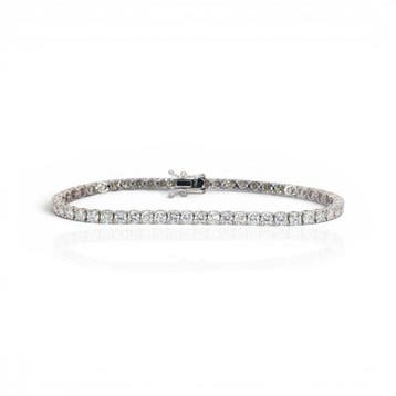 Armband - 18 karaat Witgoud - 6.02ct. tw. Diamant, Nieuw
