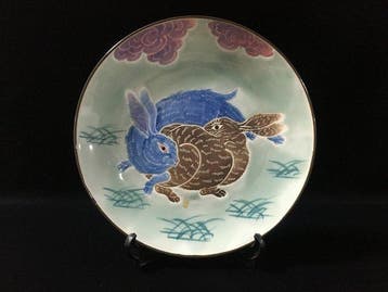 Fine Japanese Vintage Arita Ware Porcelain Display Plate -, Antiek en Kunst