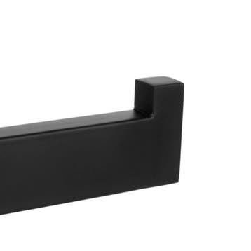 Ruhhy Zwarte Toiletrolhouder Loft Stijl – Boorvrij en Voc., Ophalen of Verzenden, Nieuw