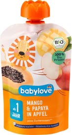 Babylove Knijpfruit Mango & papaja met appel, Verzenden, Nieuw