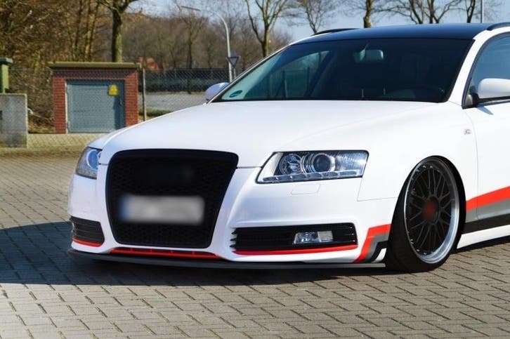 Front Splitter voor Audi A6 4F C6 Facelift, Auto diversen, Tuning en Styling, Ophalen of Verzenden