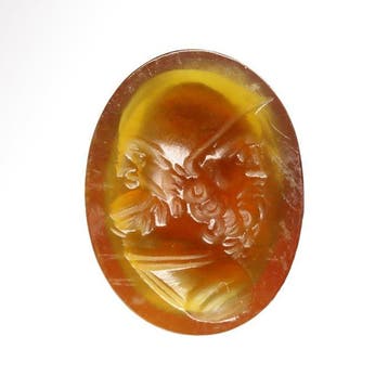 Oud-Romeins Kornalijn Intaglio met zeldzame Gryllos
