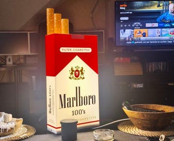 Marlboro - Marlboro 100s neonreclame - Reclamebord -