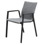 Nancy Angora dining tuinset 220x100xH74,5 7 delig aluminium, Ophalen of Verzenden, Nieuw