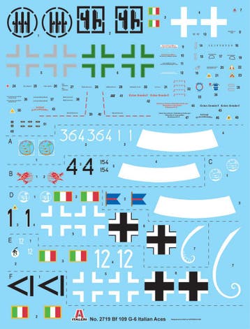 Bf 109G-6 Italian Aces, Hobby en Vrije tijd, Modelbouw | Vliegtuigen en Helikopters, Verzenden, Nieuw
