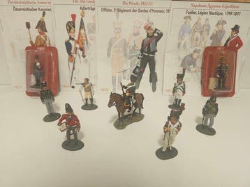Del Prado - Figuur - 9 x Napoleonische Kriege + 4 Original, Nieuw