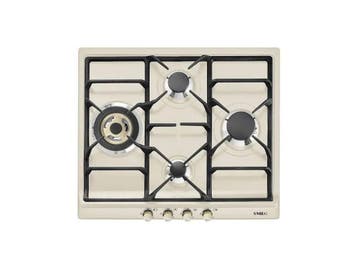SMEG Cortina SR764PO - Gaskookplaat - 60 cm - Retro - Crème, Verzenden, Nieuw