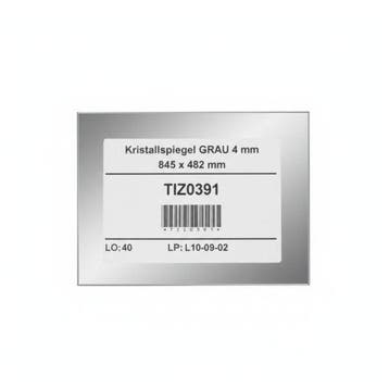 Bieden: Hanse Yachts Kristal Mirror Grey 4mm - 845 x 482 mm, Ophalen of Verzenden, Nieuw, Overige typen