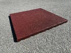 ECO flex 50x50x2,5 rood rubber terras tegels op=op, Ophalen of Verzenden, Nieuw, Rood
