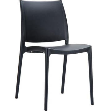(MDK-105002) Siesta Maya 4-poots stoel zwart, Ophalen of Verzenden, Nieuw, Zwart