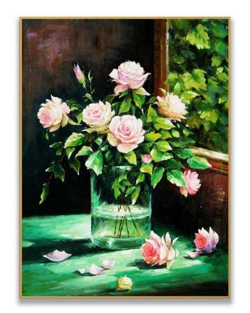 Stefano - Roses by the Window