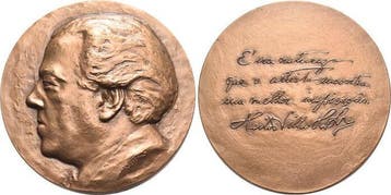 Bronze-medaille 1971 medaille von Josette Hébert-coëffin.., Verzenden