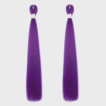 2x Paarse Jumbo Braids Haarverlenging - 26 Inch Synthetisch, Verzenden, Nieuw