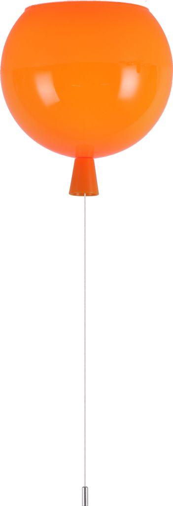 Plafondlamp Ballonlamp Oranje Klein inclusief 4W LED lamp -, Huis en Inrichting, Ophalen of Verzenden, Nieuw, Kunststof