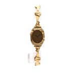 Lapponia Pola Negri; 14k Gouden Dames Horloge, Overige merken, Leer, Polshorloge, Ophalen of Verzenden