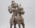 Figuur - Khandoba on horse back - Brons