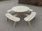 Ronde Picknicktafel Vurenhout NIEUW, Ophalen of Verzenden, Nieuw, Rond, Hout
