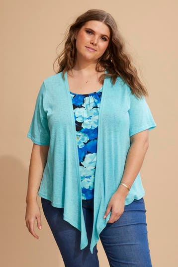 ZHENZI vest Agar wikkel kort Maat:, Kleding | Dames, Verzenden, Nieuw, Overige kleuren