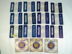 15 Viewmaster single reels - 3 handlettered schijven en 12