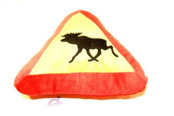 Rood / Zwart kussen met Eland, Ophalen of Verzenden, Nieuw