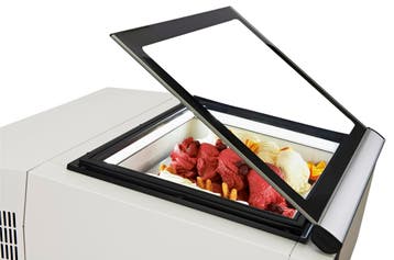 Combisteel Schepijsvitrine Tafelmodel | Wit | 3x 5L | Statis, Ophalen of Verzenden, Nieuw