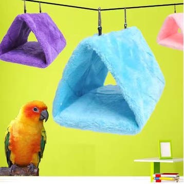 Pluche Vogel Hangmat Tent – Warm Vogelbed voor Vogelkooi, Verzenden, Nieuw