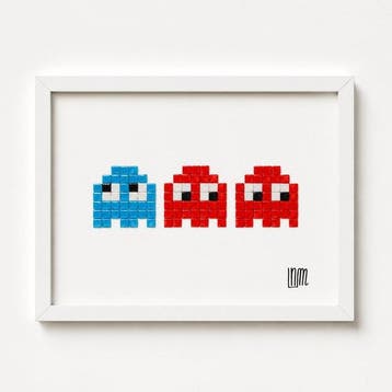 nLm - Pac-Man Trio • Mosaic • #1/50