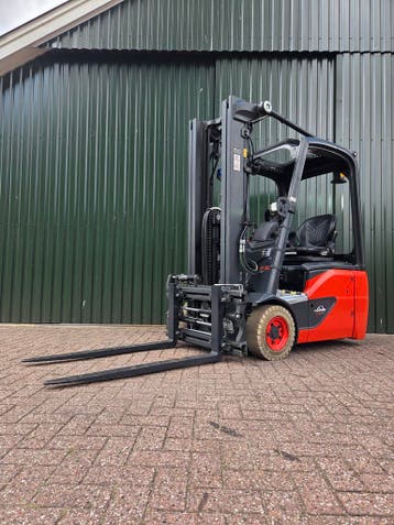 Linde E16 Elektrische Heftruck Triplex Spreider 2075 uur!, Linde, Heftruck, Ophalen of Verzenden, 1000 tot 2000 kg