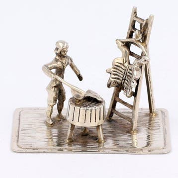 C. & A. Lesener - Beenhouwer - Detailed - Beeldje - .835