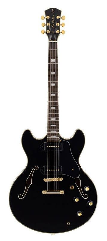 Sire H7V/BK elektrische gitaar archtop met p90s zwart, Verzenden, Nieuw