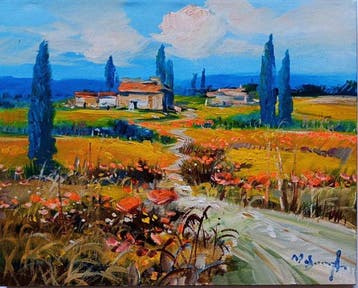 Mario Smeraglia (1950) - Campagna Toscana